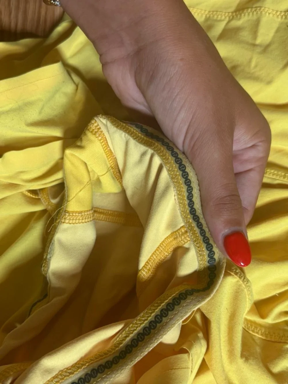 lululemon athletica Yellow Athletic Shorts